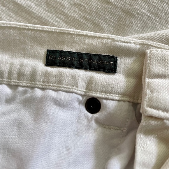 Lauren Ralph Lauren LRL Cream Classic Straight Jeans - Picture 5 of 6